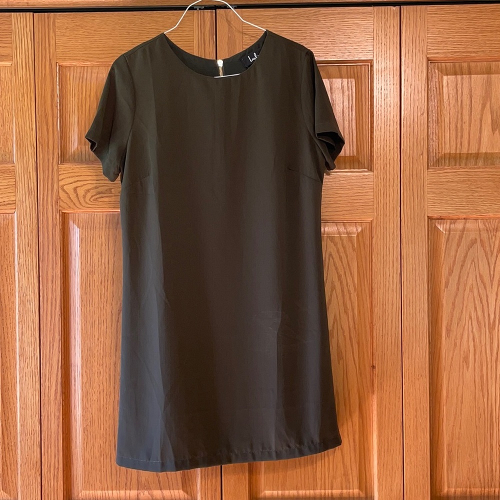 Lulu’s olive green dress, size small